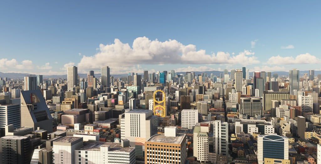 Japan Osaka City Wow MSFS