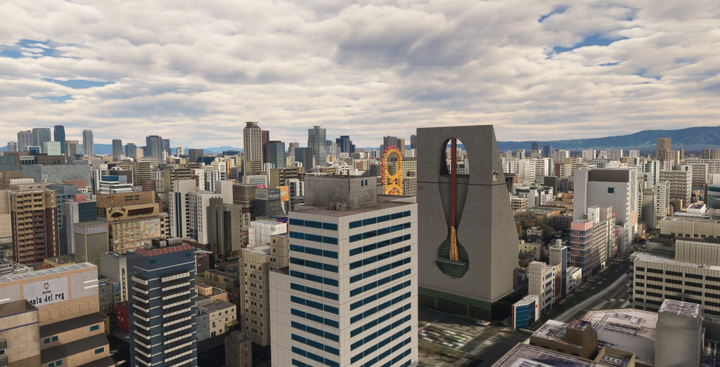 Japan Osaka City Wow MSFS