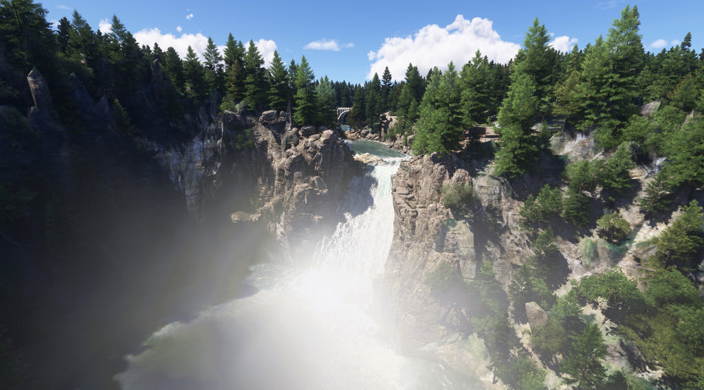 Waterfalls of Yellowstone: Northeast Quadrant MSFS24