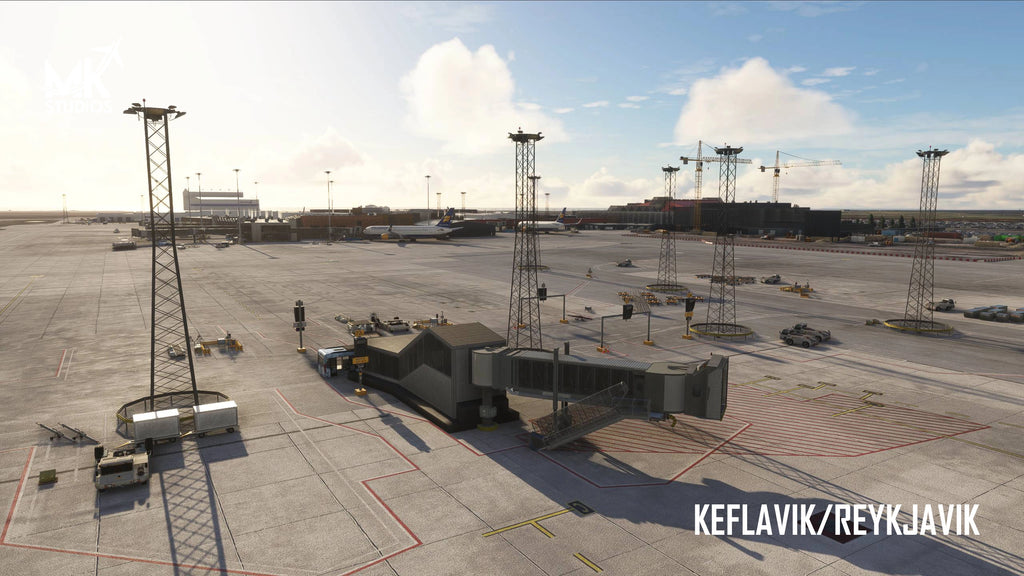 BIKF - Keflavik & BIRK - Reykjavik Airports v2 MSFS
