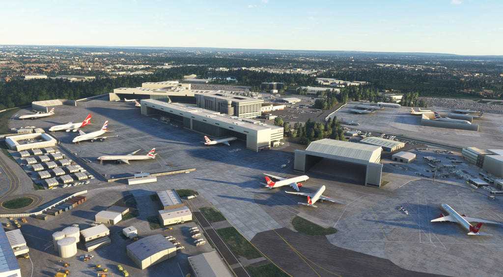 Static Aircraft for Asobo Airports MSFS